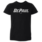 Toddler DePaul Blue Demons White Wordmark Tee