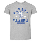 Toddler DePaul Blue Demons Vintage Volleyball Blue Tee