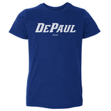 Toddler DePaul Blue Demons White Wordmark Tee