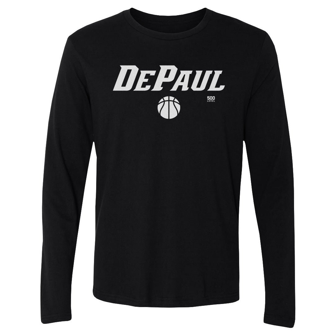 DePaul Blue Demons Basketball Minimalist Long Sleeve Tee