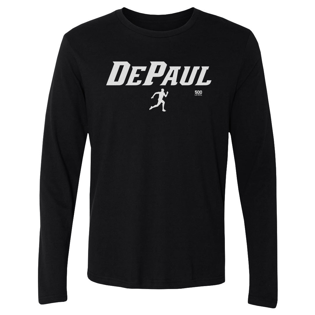 DePaul Blue Demons Track & Field Minimalist Long Sleeve Tee