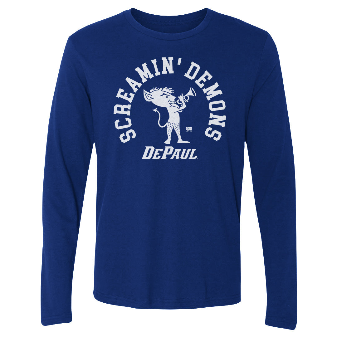 DePaul Blue Demons Billy Band Long Sleeve Tee