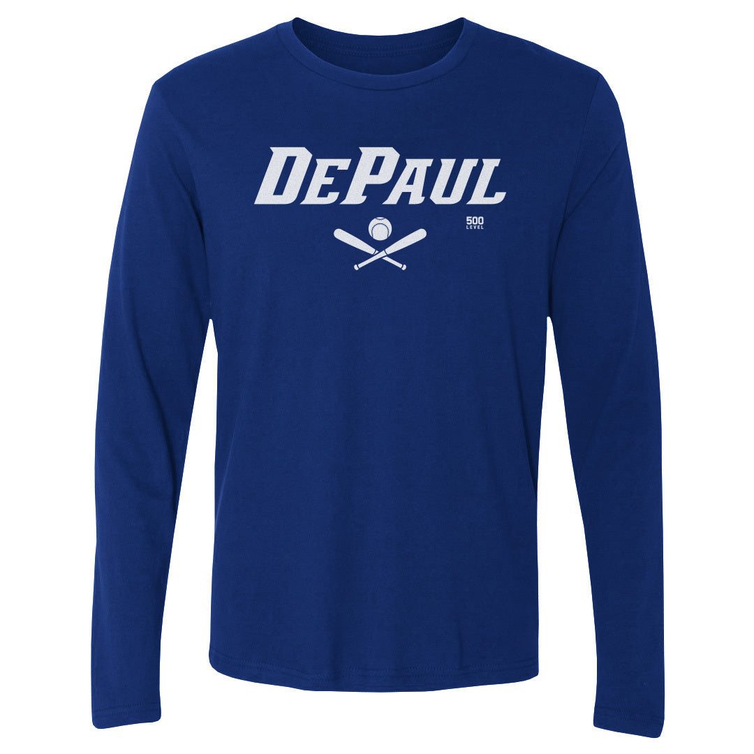 DePaul Blue Demons Softball Minimalist Long Sleeve Tee