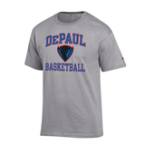 Unisex DePaul Basketball Grey Tee