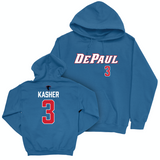 DePaul Men's Basketball Royal Sideline Hoodie - Nate Kasher