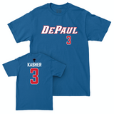 DePaul Men's Basketball Royal Sideline Tee - Nate Kasher