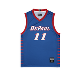 DePaul Men's Basketball Royal CJ Gunn Jersey