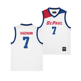 DePaul Women's Basketball White Devin Hagemann Jersey
