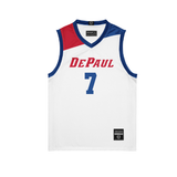 DePaul Women's Basketball White Devin Hagemann Jersey