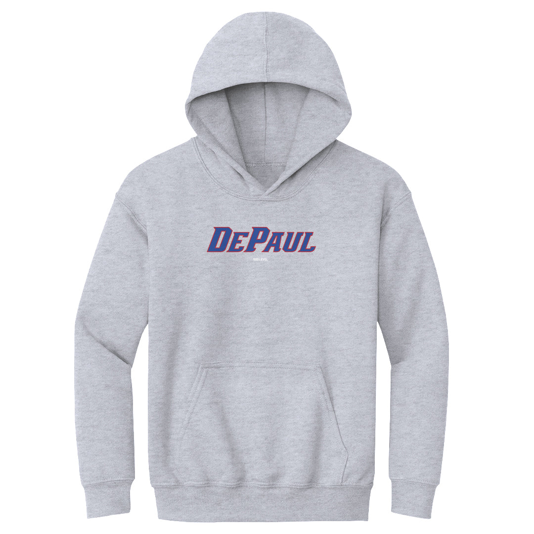 Youth DePaul Blue Demons Wordmark Hoodie