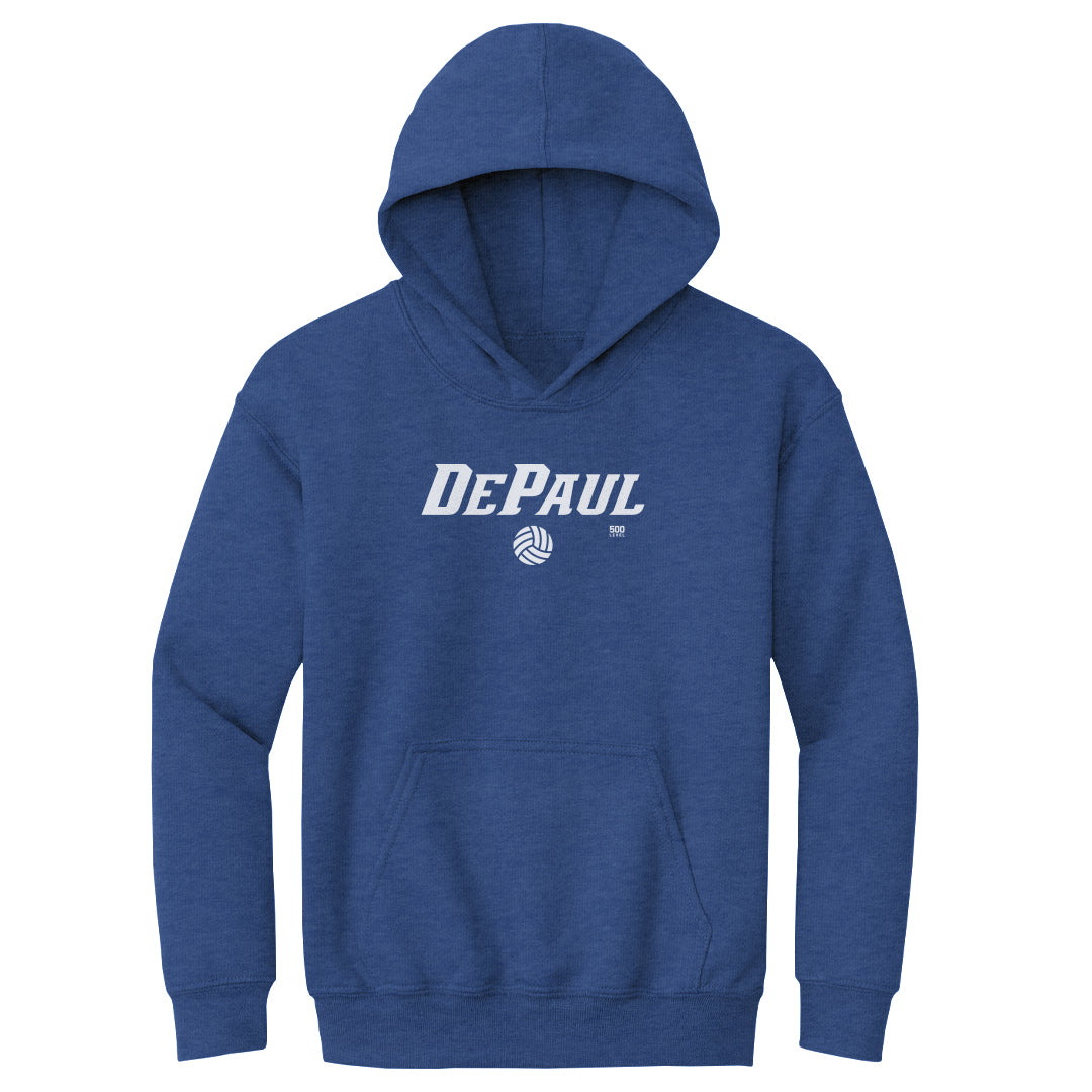 Youth DePaul Blue Demons Volleyball Minimalist Hoodie