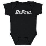 Infant DePaul Blue Demons White Wordmark Onesie