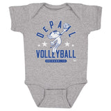 Infant DePaul Blue Demons Vintage Volleyball Blue Onesie