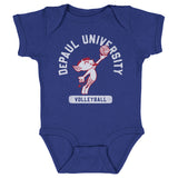 Infant DePaul Blue Demons Billy Volleyball Onesie