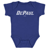 Infant DePaul Blue Demons White Wordmark Onesie
