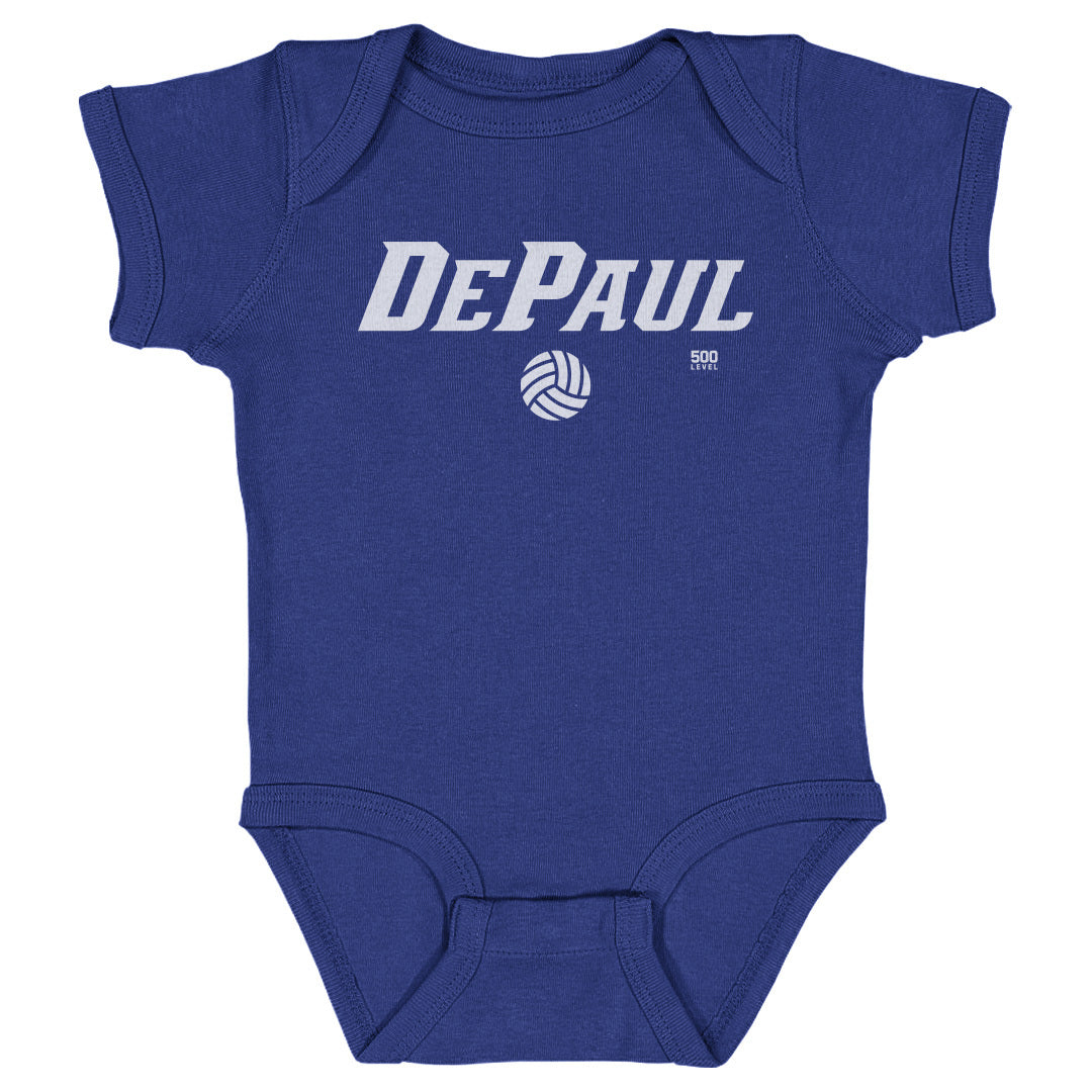 Infant DePaul Blue Demons Volleyball Minimalist Onesie