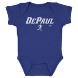 Infant DePaul Blue Demons Track & Field Minimalist Onesie