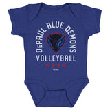 Infant DePaul Blue Demons Volleyball Arc Onesie