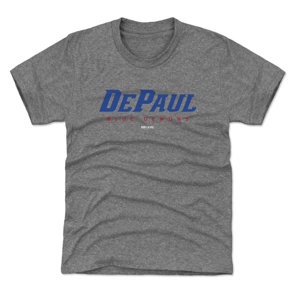 Youth DePaul Blue Demons Wordmark Blue Demons Tee