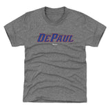 DePaul Blue Demons Wordmark WHT