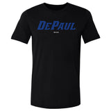 DePaul Blue Demons Wordmark Royal WHT
