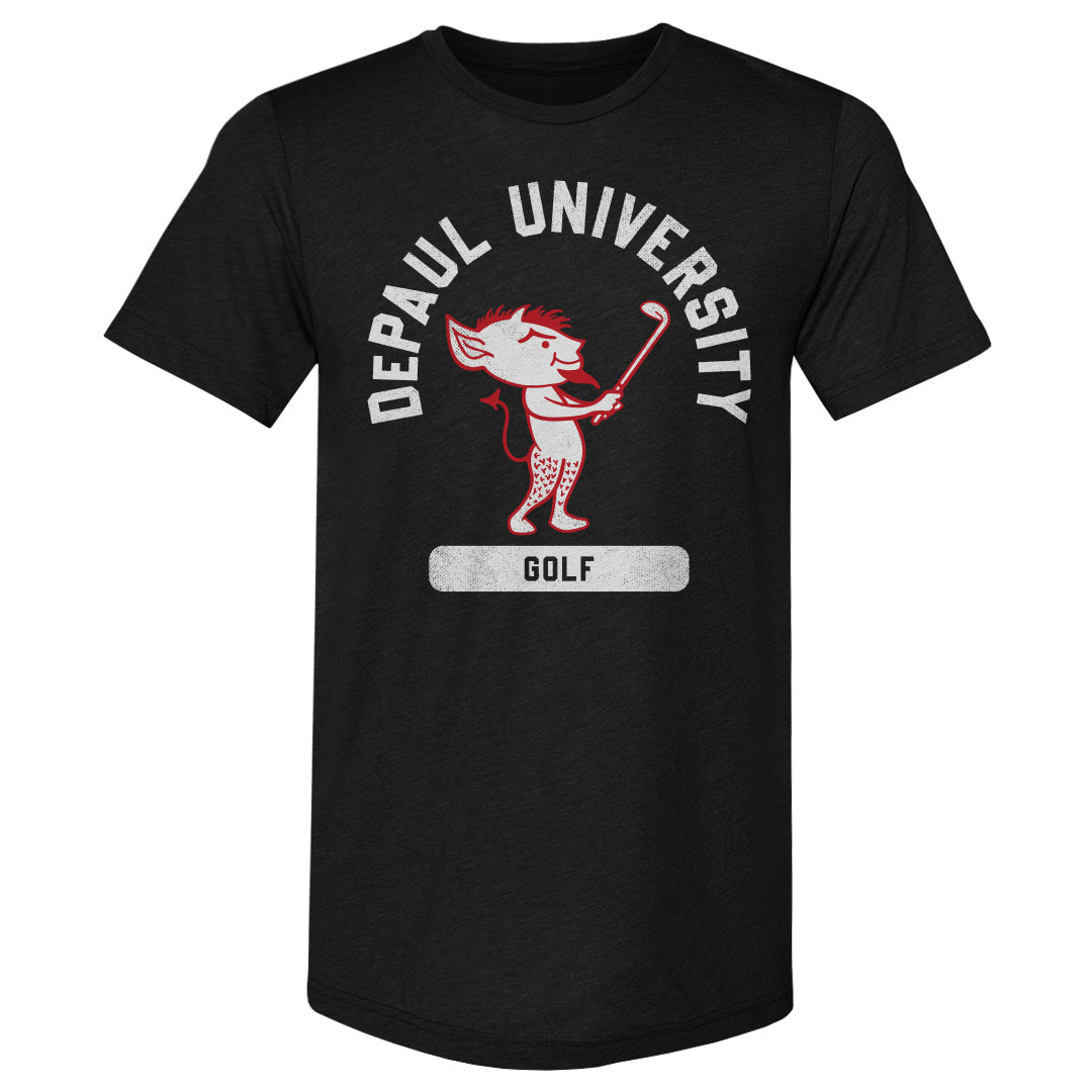 DePaul Blue Demons Golf Vintage Billy Premium Tee