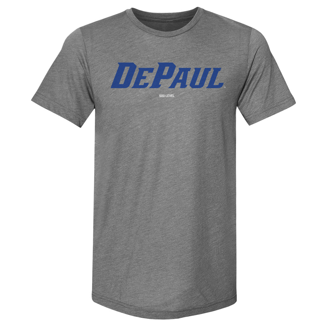 DePaul Blue Demons Royal Wordmark Premium Tee
