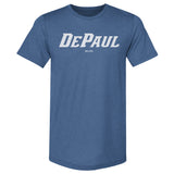DePaul Blue Demons White Wordmark Premium Tee