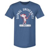 DePaul Blue Demons Golf Vintage Billy Premium Tee