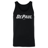 DePaul Blue Demons White Wordmark Tank Top