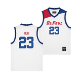 DePaul Women's Basketball White Michelle Ojo Jersey