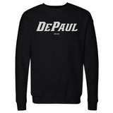 DePaul Blue Demons White Wordmark Crewneck Sweatshirt