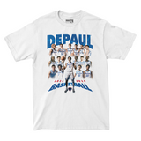 DePaul Men's Basketball Team Tee Illustrated White Tee