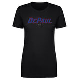 DePaul Blue Demons Wordmark WHT
