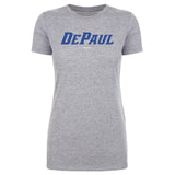 Women's DePaul Blue Demons Royal Wordmark Tee