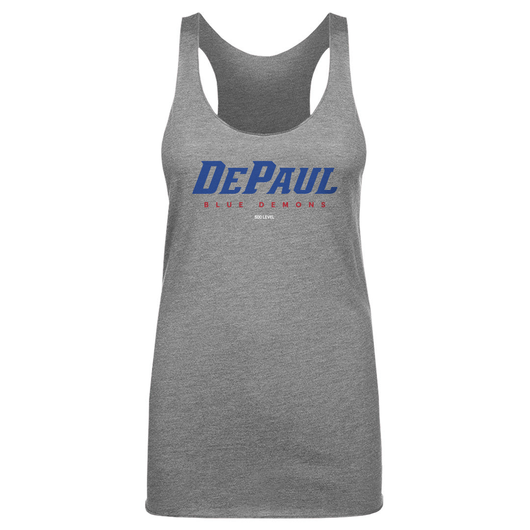 Women's DePaul Blue Demons Wordmark Tank Top