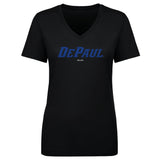 DePaul Blue Demons Wordmark Royal WHT