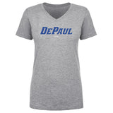 DePaul Blue Demons Wordmark Royal WHT