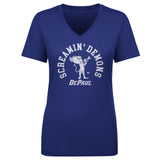 Women's DePaul Blue Demons Billy Band V-Neck Tee