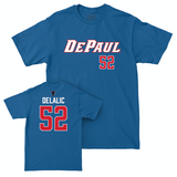 DePaul Men's Basketball Royal Sideline Tee - Amsal Delalic